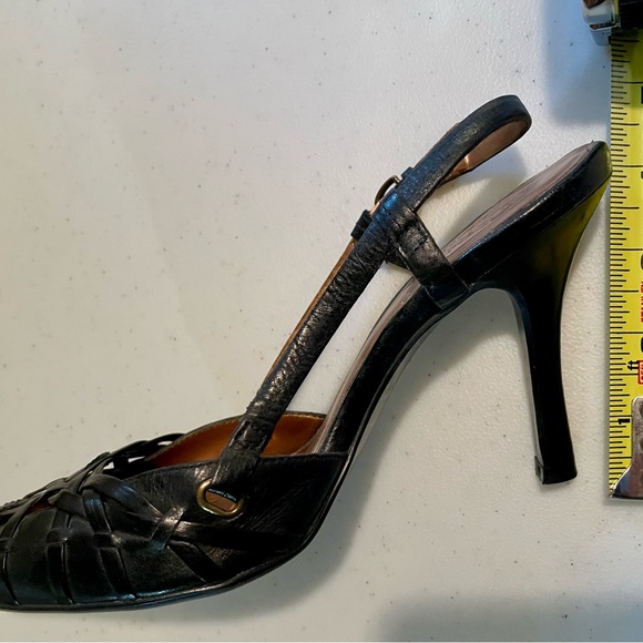 Carlos Brand Black Sling Backs size 6 1/2 - Picture 4 of 4